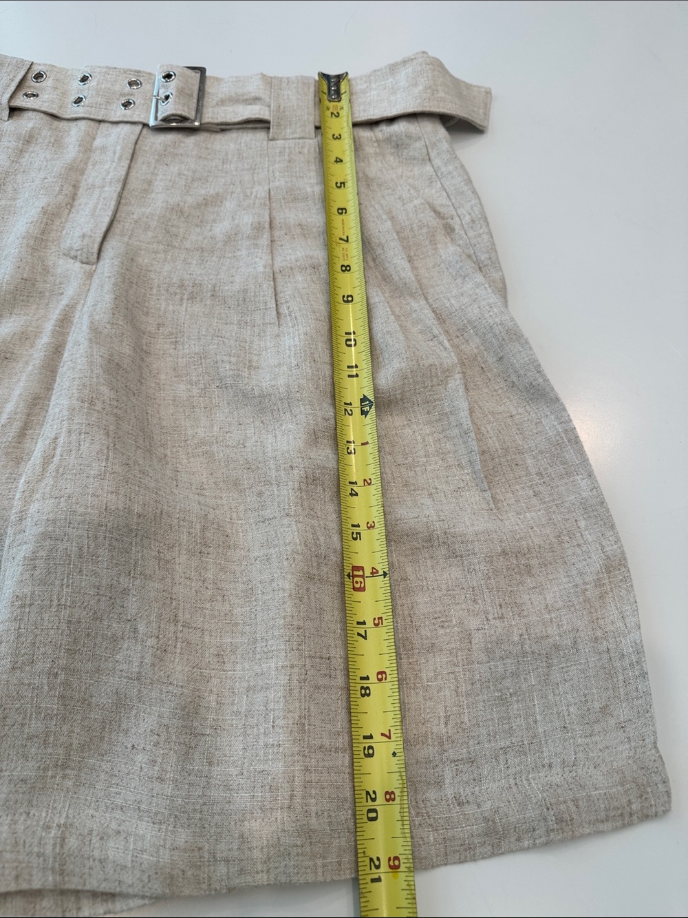 NWT Simply Vera Vera Wang Linen-Blend shorts - Picture 3 of 7